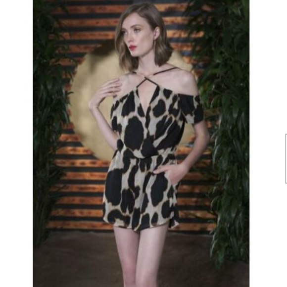 The Jetset Diaries Pants - The Jetset Diaries TJD Elektra Romper Leopard